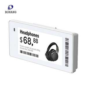 Ультратонкий цифровой ценник bogang на 2,13 дюймов, электронная полка, этикетка для замороженных электронных чернил, цена ниже 0 ℃, DJ-WP0213BW - Product Image 2