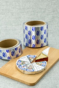 KEMAO <span class=keywords><strong>Film</strong></span> d'emballage pour fromage en aluminium gaufré Feuille d'argent <span class=keywords><strong>Papier</strong></span> <span class=keywords><strong>alimentaire</strong></span> pour beurre <span class=keywords><strong>et</strong></span> fromage Feuille métallique durable - Product Image 5