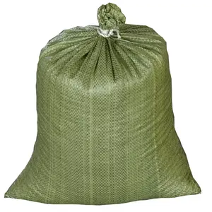 Verde Saco Tecido PP Saco De Arroz Farinha de Trigo Alimentos 50 40kg kg 100kg Saco de Tecido de Polipropileno