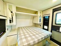 5% de réduction 2022 ecocampor 4x4 hors route caravane hybride camping-car ouverture latérale 15 pieds remorque de voyage avec lit superposé à vendre