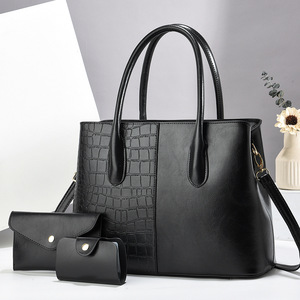 2026 Spring Hot Selling <b>Large</b> Women Handbag Factory Supply Versatile Ladies Fashion Shoulder Crossbody Bag Zipper Two Straps - Product Image 3