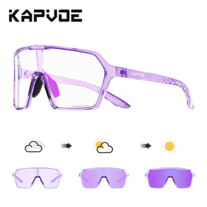 <span class=keywords><strong>KAPVOE</strong></span>-<span class=keywords><strong>Gafas</strong></span> de Sol de gran tamaño para hombre y mujer, lentes fotocromáticos Uv400, para correr, ciclismo al aire libre - Product Image 3
