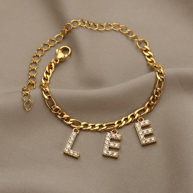 1-7 letters bracelets