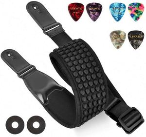 Correa de Guitarra de Neopreno Personalizada con Cuero Sintético y Esponja de Descompresión, Cómoda Correa de Hombro para Guitarra, Muestra Gratuita - Product Image 6