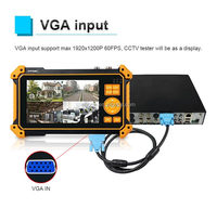 H52C 5 pouces écran TFT-LCD testeur de caméra CCTV 8MP TVI CVI AHD SDI CVBS testeur de caméra analogique testeur de câble UTP HDMI en VGA en RS485