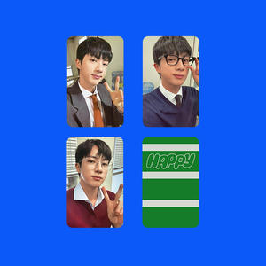 3 Pcs/Set KPOP JIN HAPPY Solo Album Photocards Two Sides Print Charm Selfie Lomo Cards Postcard Fans Birthday Souvenir Collection - Product Image 4