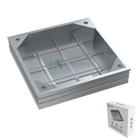 Cubierta de boca de aluminio invisible de alta calidad rectangular para exteriores de carretera