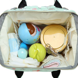 Large Waterproof <strong>Backpack</strong> Diaper Bag for Mommy and Baby Unique Print Pattern Travel <strong>Organiser</strong> Made of Polyester - Product Image 3