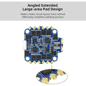 Controlador ESC de velocidad eléctrica SEQURE 65A 4 en 1 2-6S 10A continuo para Drones de carreras FPV Freestyle AM32 Made Lipo 30,5x30,5mm - Product Image 4