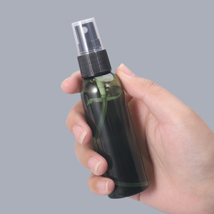 빈 재활용 저렴한 30ml 50ml 60ml 100ml 120ml 작은 짜기 헤어 오일 PET 스프레이 뚜껑이있는 흰색 검정색 플라스틱 스프레이 병 - Product Image 2