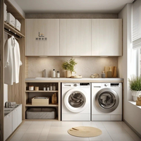 Service de design d'intérieur pour projets résidentiels, rendu 3D, solutions complètes, services de design de salle de bain moderne, style luxe léger