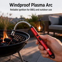 Briquet électrique USB multifonctionnel rechargeable sans flamme en métal pour bougies, idéal pour les fêtes - Vente en gros sur mesure