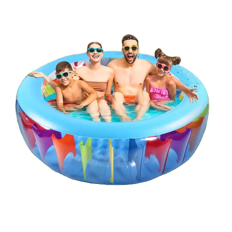 B02 Rainbow Style 1,6 M Piscina inflable Material de PVC para adultos para baño y bañera de hielo Uso