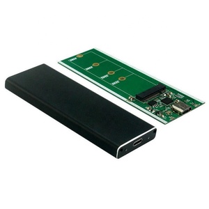 Externe Disco <span class=keywords><strong>Duro</strong></span> Typ C USB 3.1 ngff Ssd-Gehäuse M.2 Enclos De Ssd-Gehäuse für 20 und 40 Länge M.2 Sata Drive Ssd-Gehäuse - Product Image 1