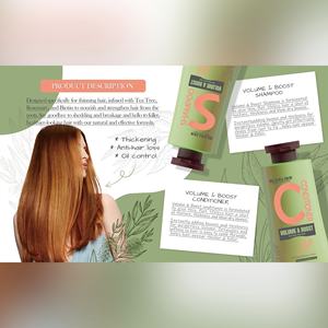 Champú y Acondicionador Naturales para el Cuidado del Cabello OEM ODM para Supermercados, Sin Sulfatos, Protección del Color, Champú con Aceite de Argán - Product Image 5