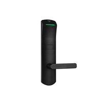 Serrure de porte d'hôtel en alliage d'aluminium RFID, logiciel de gestion des cartes-clés, entrée sans clé, capteur 13,56 MHz, contrôle de zone, antivol