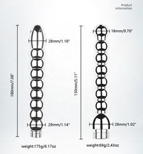 Pembersih <span class=keywords><strong>Anal</strong></span> yang dapat dilepas Enema Shower aluminium dengan Nozzle Hollow <span class=keywords><strong>Anal</strong></span> Beads Vagina <span class=keywords><strong>Douche</strong></span> aliran bersih <span class=keywords><strong>Anal</strong></span> Plug Cleaner - Product Image 3
