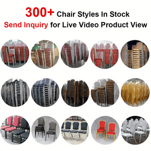 Silla Apilable <span class=keywords><strong>de</strong></span> Aluminio Usada Barata al por Mayor para Hotel, Conferencia, Banquete, Versátil para Uso en Exteriores y Sala <span class=keywords><strong>de</strong></span> Estar - Product Image 2