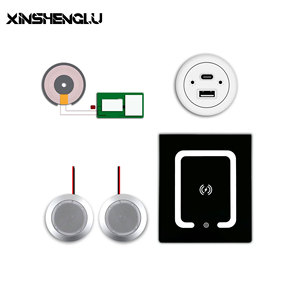 12V 15W carga inalámbrica USB y puerto de carga interruptor de módulo de Sensor táctil de carga rápida para armario de mesita de noche - Product Image 2