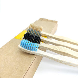 Brosse à dents en bambou naturel pur, 4 pièces, brosse à dents Portable, brosses écologiques, outils de soins bucco-dentaires - Product Image 4