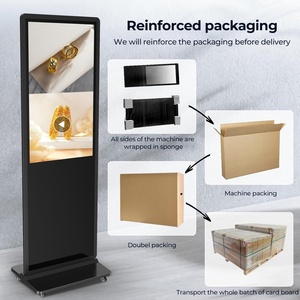 Afficheur publicitaire numérique LCD à écran tactile de 43 pouces, sur pied, pour intérieur, avec lecteur multimédia automatique - Product Image 6