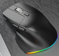 Ratón para Juegos G30LD de Modo Dual RGB, 800/1200/1600 DPI, Agarre Antideslizante, para Computadoras de Escritorio y Portátiles con Windows y Mac
