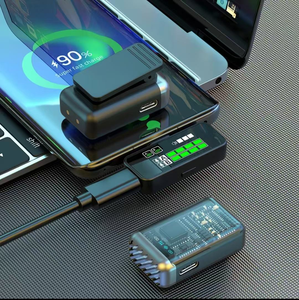 Aurora âm thanh KS08 không dây Trọng lượng nhẹ condenser ve áo <span class=keywords><strong>Microphone</strong></span> sạc buồng hiển thị kỹ thuật số giảm tiếng ồn video vlog - Product Image 4