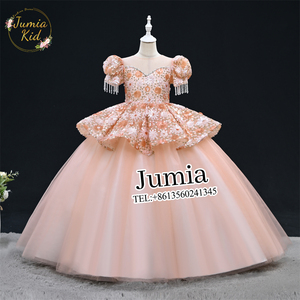 Outong <span class=keywords><strong>Robe</strong></span> de cérémonie de luxe personnalisée à la main pour adultes <span class=keywords><strong>Robe</strong></span> de soirée <span class=keywords><strong>princesse</strong></span> avec paillettes et perles de haute qualité pour filles et enfants - Product Image 2