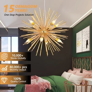Lampada a Sospensione LED Circolare Minimalista Moderna a Forma di Soffione, Lampadario di Alta Gamma per Ristorante, Camera da Letto, Cucina, Illuminazione Decorativa per la Casa - Product Image 1