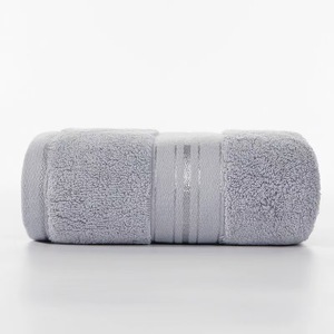 130克酒店级绸缎毛巾100% 棉吸水编织实心图案家用批发厂家供应 - Product Image 4