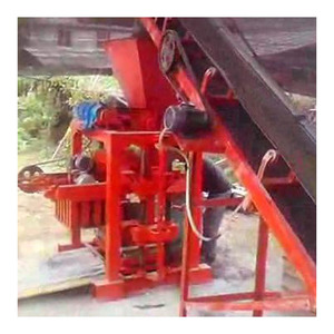 Machine à fabriquer des blocs de pavés vibrés interverrouillés QT4-35 de 4, 6 et 8 pouces, machine à fabriquer des blocs creux en ciment, certification CE - Product Image 5