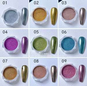 Poudre de miroir de chrome de pigment de friction de <span class=keywords><strong>sirène</strong></span> d'<span class=keywords><strong>ongle</strong></span> <span class=keywords><strong>effet</strong></span> miroir vente en gros - Product Image 3