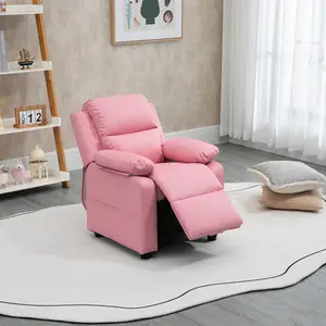 Chaise inclinable manuelle Mordon personnalisée mini canapé en cuir pour enfants pour le salon
