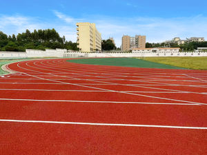 INOLP Hybrid Sports Flooring Technologie de refroidissement Entraînement d'été Piste de course avec dissipation thermique Surface Safety First - Product Image 2