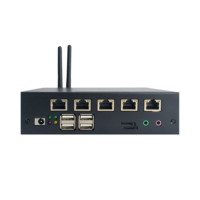 DEWO Linux industriel plusieurs ports réseau ordinateur Mini fonction de routage PC intégré Mini PC industriel