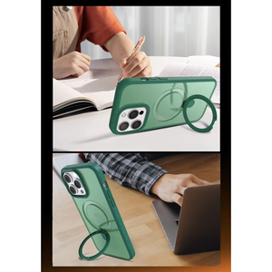 Étui magnétique portable avec béquille pour <span class=keywords><strong>iPhone</strong></span> 17 18 <span class=keywords><strong>Pro</strong></span>, <span class=keywords><strong>coque</strong></span> blindée avec support magnétique pour <span class=keywords><strong>iPhone</strong></span> 16 15, étui avec béquille et feuille magnétique - Product Image 3