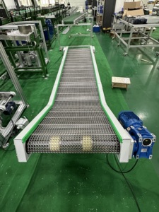 Bifa Ss304 Stainless Steel Metal Wire Mesh Cinta Transportadora De Malla Motorized <strong>Belt</strong> <strong>Conveyors</strong> System - Product Image 2