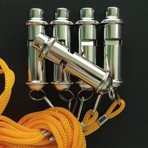 Silbato de Seguridad de Acero Inoxidable, Alta Frecuencia, para Exteriores, Salvavidas, Emergencias, Rescate, Acabado Pulido, Modelo para Senderismo - Product Image 3