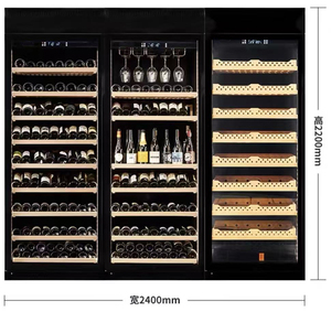 Cave à vin de luxe à grande capacité avec deux zones de température et double contrôle, capacité de 500 bouteilles, compresseur, haute qualité - Product Image 2