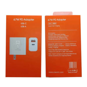 <span class=keywords><strong>Cargador</strong></span> de 67W para Xiaomi 6A Tipo C Cable Us EU Plug Adaptador de carga rápida Pd para Xiaomi <span class=keywords><strong>Mi</strong></span> <span class=keywords><strong>11</strong></span> Ultra <span class=keywords><strong>Mi</strong></span> <span class=keywords><strong>11</strong></span> PRO 12/12 Bloque de teléfono - Product Image 3