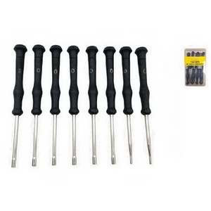 Jeu de tournevis 8 pièces pour réglage de carburateur, produit durable et polyvalent - Product Image 1