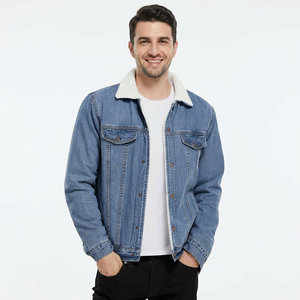 <b>Custom</b> Hot Autumn Men's Embroider Black <b>Denim</b> <b>Jacket</b> High Quality Loose Fashion Jean <b>Jackets</b> - Product Image 1
