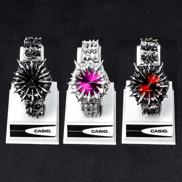 Customizable Stainless Steel Mechanical Quartz Movement Watch Luminous Hands Solid Band Strap Customizable Dial Logo