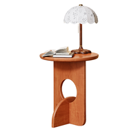 Meubles de salon modernes et luxueux, table d'appoint minimaliste créative, petite table console en bois clair, écologique, appartement