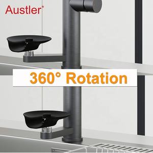 trou tasse rondelle mat noir en acier inoxydable retirer pulvérisateur évier <span class=keywords><strong>robinet</strong></span> de cuisine avec verre rinceur - Product Image 5