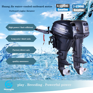 Motor Huang Jie de 2 tiempos y 18 CV, propulsor a gasolina, para embarcaciones de pesca, motores de fuerza para botes de goma y lanchas rápidas de 18 HP - Product Image 3
