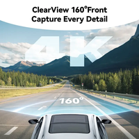 Carlover Hidden 4K DVR Wifi Afstandsbediening Auto Black Box Auto-opnamecamera Dashcam