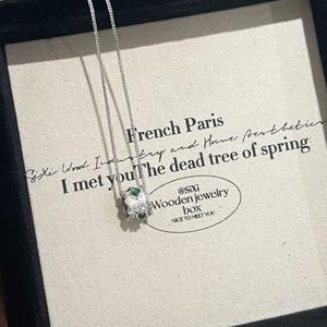 Pendentif en argent pur S925 en forme d'arachide, nouveau design rétro chinois de luxe, personnalité tendance, pendentif latéral éclatant, vente en gros de charmes fins - Product Image 3