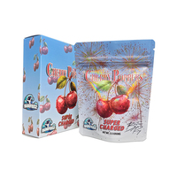 Impression personnalisée refermable 3.5g 7g vide cookie bonbons ziplock anti-odeur pochette découpe packs die cut mylar sacs avec boîte