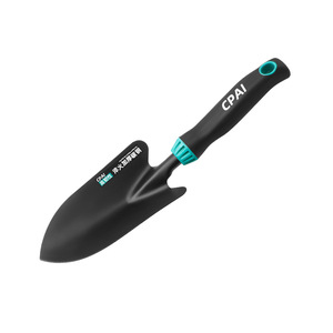 Cpaï Garden Trowel Noir avec Manche Teal en Plastique Durable pour la plantation de fleurs, légumes, succulentes, utilisation extérieure - Product Image 1